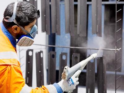 Порошковая краска применяется для покраски следующих металлических изделий в промышленности: