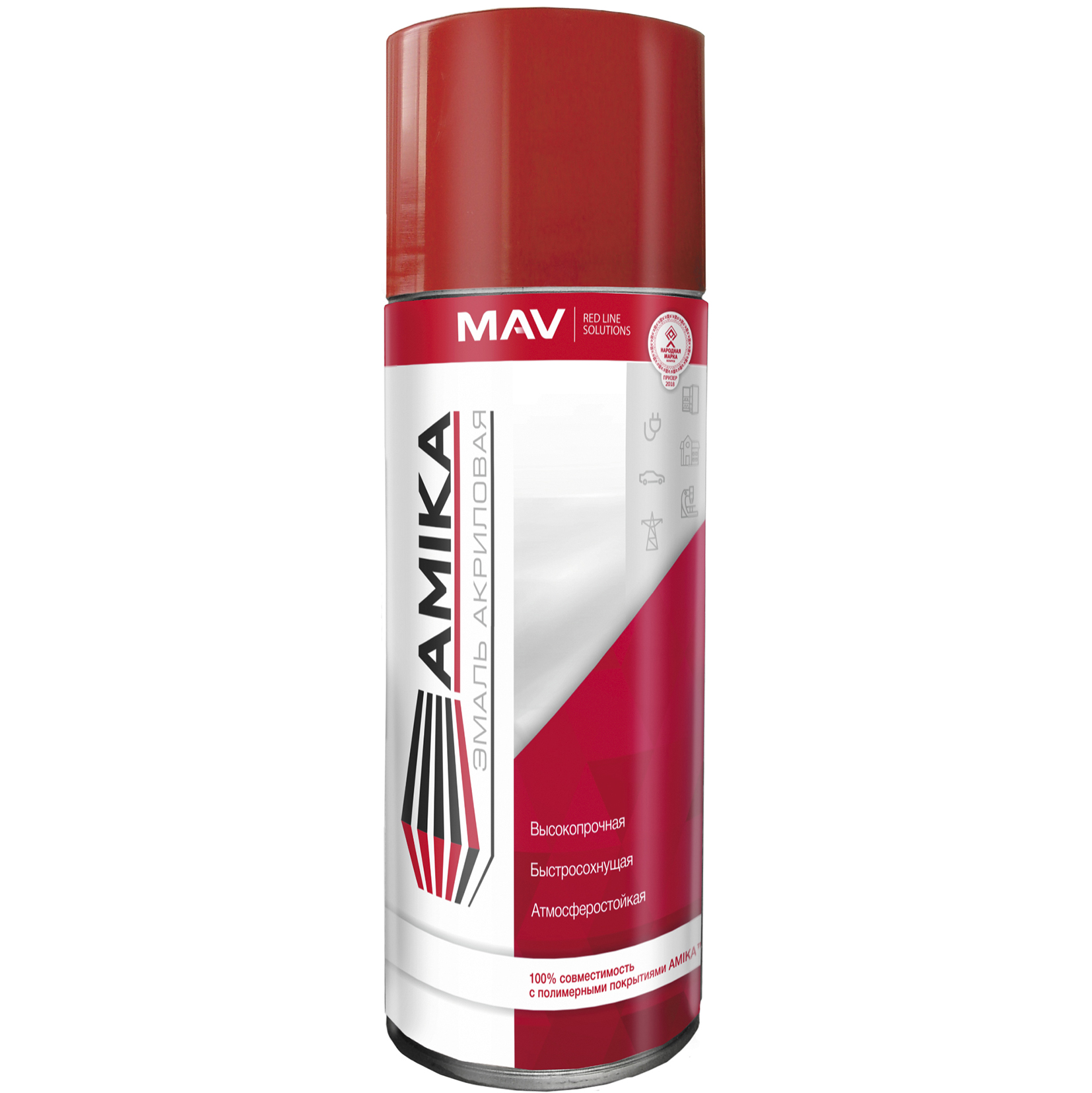 Акриловая эмаль-аэрозоль AMIKA