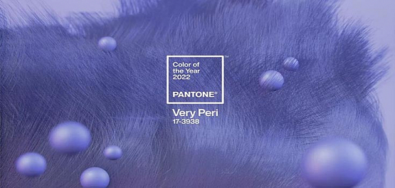 Цвета 2022 года по версии PANTONE: PANTONE 17-3938 VERY PERI  (барвинок)